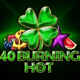 40 Burning Hot slot logo by Amusnet Interactive at Arctic Casino40 Burning Hot