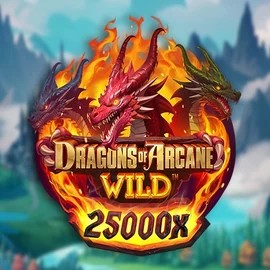 Dragons of Arcane Wild online game logo by Foxium on arctic-kasino.fi