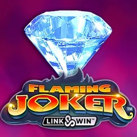 Flaming Joker Link and Win slot logo by Barstruck at Arctic Casino