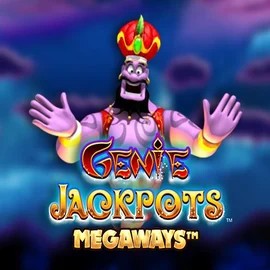 Genie Jackpots Megaways slot visual from Blueprint Gaming available on arctic-kasino.fi