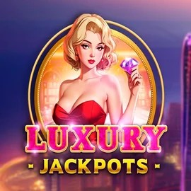 Luxury Jackpots slot logo by Triple Cherry at Arctic Casino