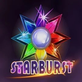 Starburst slot logo by NetEnt at Arctic Casino